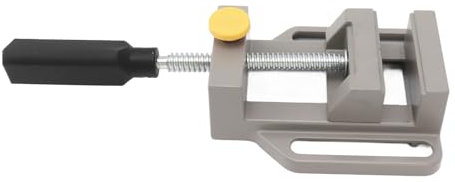 Tornillo de Banco para Máquina Perforadora, Portátil, Compacto, de Aleación de Aluminio, para Tallado de Carpintería, Artesanías de Bricolaje, Resistente a Impactos