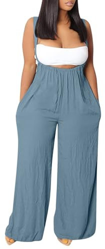 Boiler Suits for Women Maternity Dungarees for Pregnancy Long Sleeve Jumpsuit Women Straight Wide Leg Womens Work Trousers Cargo Grunge fold Over Yoga Pants v-Neck Scrunch Booty Bum Full-Elastic