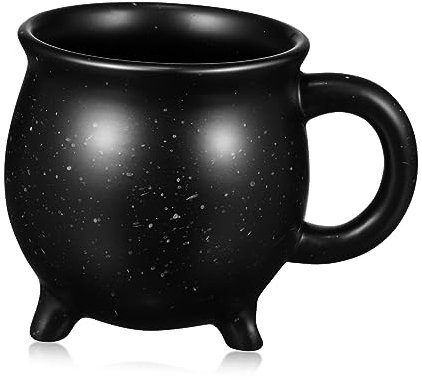 Mikinona 2pcs Cute Mugs Witchcraft Decor Halloween Cup Ceramic Latte Mug Drinking Cup