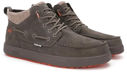 WALK IN PITAS | KENT | Botas de Hombre Casual | Botín Serraje | Bota Urbana de Caña Baja | Mocasines | Náuticos Invierno | Zapatillas Casual | Zapatos sin Cordones | Calzado Walkinpitas | Tórtola 43