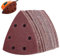 90 PCS Multi Tool Sanding Pads Triangle Sanding Pads Detail Mouse Sander Pads 6-Holes Electric Sander Sandpaper and Sanding Sheets, Sandpaper for Electric Sander 60 120 180 240 320 400 Grits