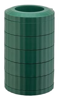 Alessi Plissé MDL19 GR - Contenitore Portacapsule Nespresso a 5 Piani Rotanti, in Resina Termoplastica, Verde