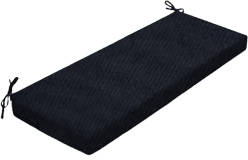 - Cojín de banco de terraza, cojín de banquete, cojín de asiento swing de patio, impermeable, almohada de sofá flexible, no resbaladiza, reemplazo de la silla de muebles para silla de muebles