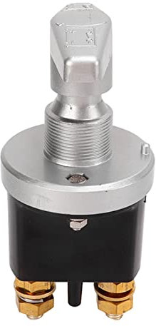 WODHMIEY Interruptor principal de batería 12 V 500 A, impermeable IP65, interruptor principal alimentación a batería universal para coches, barcos, caravanas y vehículos industriales, Negro