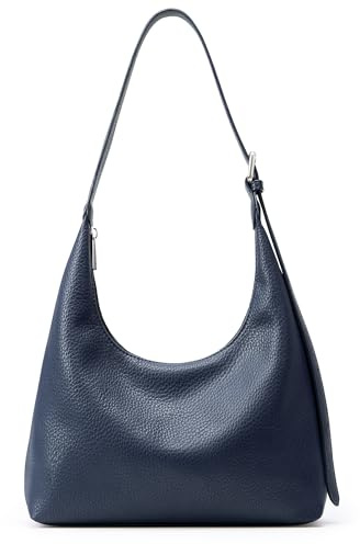 KALIDI Crescent, borsa tote da donna, borsa ascellare in pelle vegana con cerniera borsa a tracolla Hobo per shopping serale casual