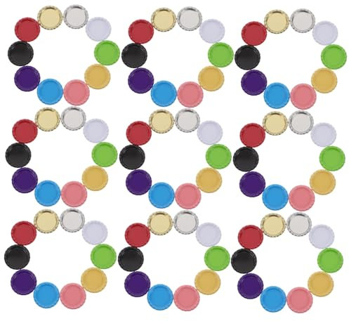 Gatuida 1 Ensemble Bijoux De Bouchon De Bouteille De Bière Bouchons De Bouteilles Décoratifs Pour Bijoux Fabriquer Des Capsules De Bouteilles à Plat Albums Pendentifs Artisanat Résine