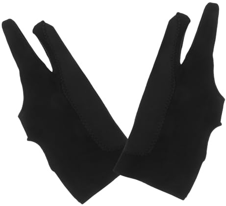Holibanna Painting Gloves Two-Finger Digital Drawing Glove for Artist Sketching Fits Both Right and Left Hand Writing