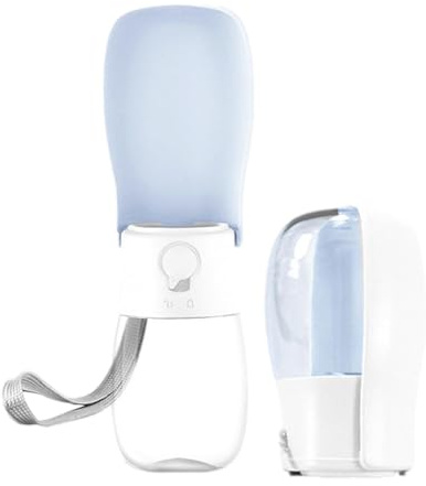 Botella de Agua Portátil para Mascotas - Dispensador de Beber para Perros Resistente a 300ml de Fugas | Solución de Hidratación Exterior Ligera para Viajar, Senderismo, Camping