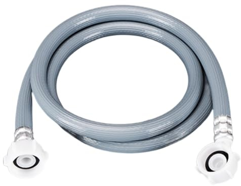 CashMuch Tubo de entrada de agua totalmente automático para lavadora, 6 puntos, diámetro interior de 25 mm, longitud de 4 m/5 m, soporte de agua fría, material de PVC, flexible y resistente a la