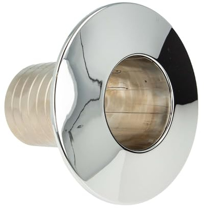 Schlösser Armaturen JS Kombirosette zu UP-Wasserzähler-Messkapseln EAS, verchromt, Kunststoff, Klein, G 2 Koax, Adapter, Rosette
