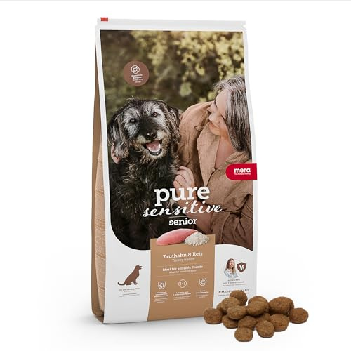 MERA Pure Sensitive Senior Truthahn & Reis 1kg für ältere Hunde