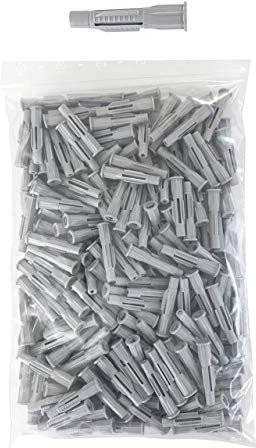 250 Stück Universaldübel, Allzweckdübel, Dübel mit Kragen (Ø 6 mm x 35 mm)