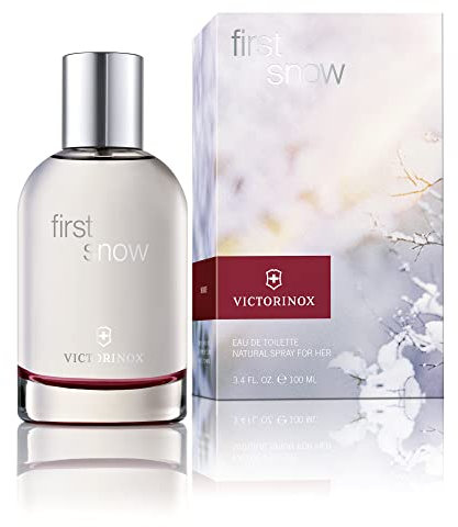 VICTORINOX First Snow Eau de Toilette für Damen, Parfüm mit Vanille und Moschus, Frisch und zart, Vegan, 100 ml, V0000898