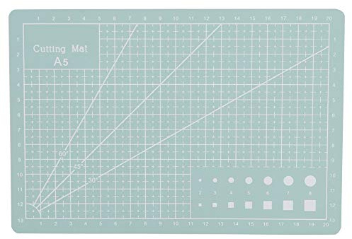 Schneidebrett, A5-Rasterlinien, PVC-Schneidematte, selbstheilendes Papier, Leder, Stoff, Schneidebrett