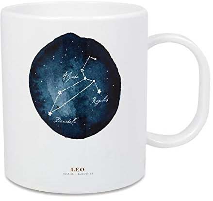artboxONE Großer Kinderbecher Buffiere - Sternzeichen Löwe von The Artcircle - Galaxy