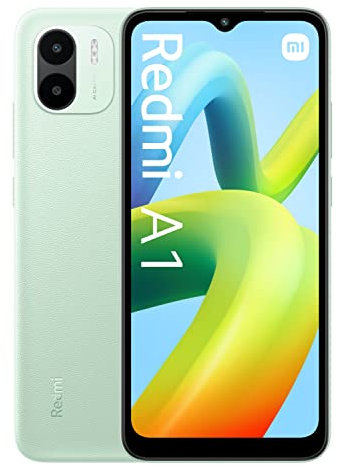 Xiaomi Redmi A1 Smartphone 4G, Grand écran HD+ 6,52, Batterie 5000 mAh, Double caméra 8 MP, 32 Go, Vert