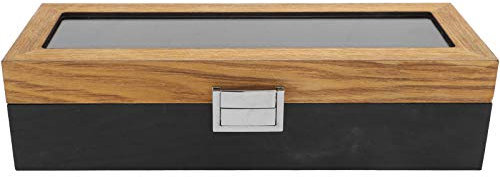 Boîte À Montres Boîte À Montres En Bois Massif 6 Fentes Présentoir Étui Rangement Simple Classique Vintage Organisateur Boîtier Montre Pour Hommes Organisateur Montre Pour Boîtes Montres Pour Hommes