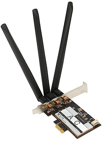 BCM943602CS PCIE WLAN Karte, 1750 Mbit/s Dualband Wireless Netzwerkadapter mit 3 Antennen, Bluetooth 4.0 WLAN Karte für 10 11 für OS X