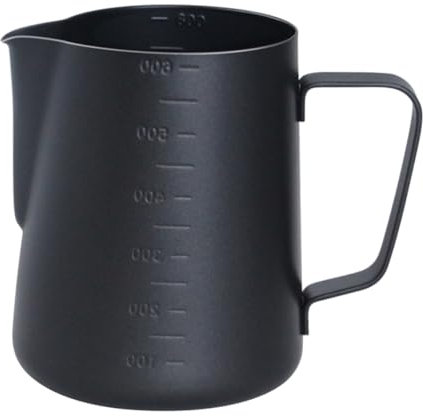 KITANDOVE Pichet à Lait Avec Échelle Gobelet à Mousse Pour Café Et Latte Art Pour Bar Et Café
