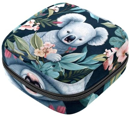 Koala-1113 - Borsa per il primo ciclo mestruale, per ragazze e donne, per coppette mestruali, per mestruazioni femminili