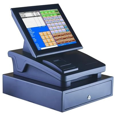 Registrierkasse, Touchscreen-Registrierkasse, All-in-One-Gerät mit integriertem Touchscreen, Catering-/Fast-Food-Registrierkasse, Milchtee-Registrierkasse für Gastronomie, Supermärkte, Bekleidungsgesc