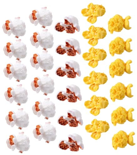 RORPOIR 200pcs Diy Popcorn Accessory Miniature Popcorn Sweet Imitation Decoration