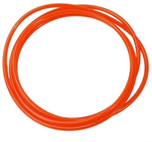 Fahrrad-Ersatzriemen für BikeTrainer Roller, Breite 5 mm und Länge 185 cm, Fahrrad-Rollentrainer-Antriebsriemen, verlängertes Trainer-Antriebsseil (rot)