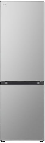 LG GBV5240APY - Frigorifero congelatore, 387 litri, senza gelo, con portabottiglie, 203 cm, colore: Argento