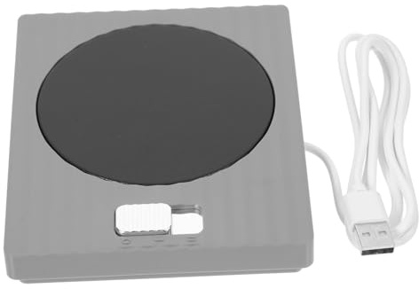 Cabilock Scalda Tazza USB Portatile per Scrivania Riscaldatore da Tè e Latte con Temperatura Materiale e Design Compatto e Ufficio