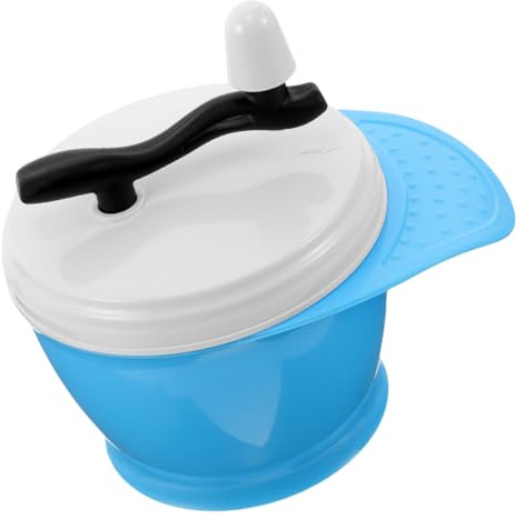 Gatuida Bowl para Mechas de Tinte de Cejas Azul con Removedor Manual Cuenco de Plástico para Mezcla de Coloración Herramienta Antiderrames para Salón y DIY