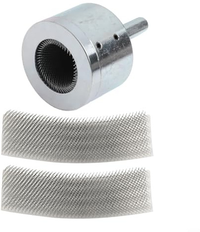 3PCS 15mm + 22mm Copper Pipe Cleaning Brush for Electric Drill, Metal Tube Deburring Tool with Hex Handle, Includes for Spare Replacement Heads(22MM)