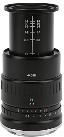 Keenso Obiettivo Macro 40 Mm F2.8 Obiettivo Macro 1:1 APS‑C con Messa a Fuoco Manuale per Z Mount per Z6II Z7II per Ritratti, Still Life Vetro Ottico/Lega/