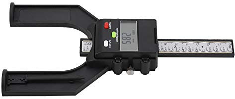 Digital Tiefenmesser Messgerät LCD Magnetisch Selbststehend Höhenmessgerät für Holzbearbeitung und Maschinenbau