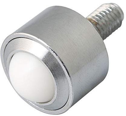 Bqlzr 15 mm rullo trasportatore in acciaio nylon sfera metallo trasferimento unità cuscinetto a sfere ruota M8 filettatura Stem Caster, 45 kg di carico
