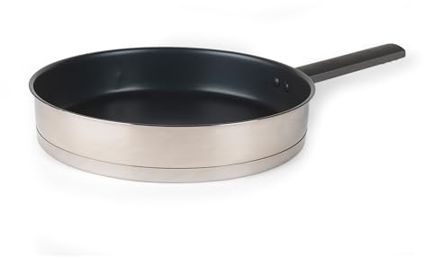 Russell Hobbs RH01160EU Excellence Collection 28cm Bratpfanne, Antihaft beschichtete, Edelstahlpfanne, schwere Basis, induktionsfähig, spülmaschinenfest, Hochrandpfanne, BPA/PFOA-frei Universalpfannen