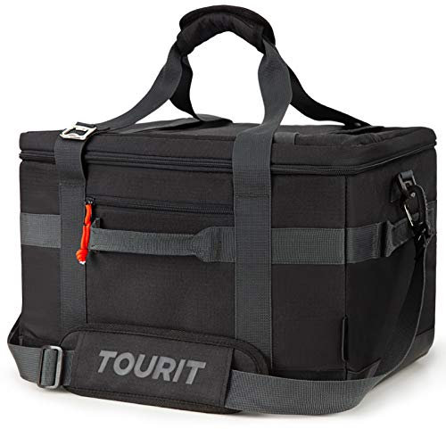 TOURIT Kühltasche Picknicktasche Isolierter weicher Kühler Groß Zusammenklappbar Thermotasche Lebensmitteltransport 32L