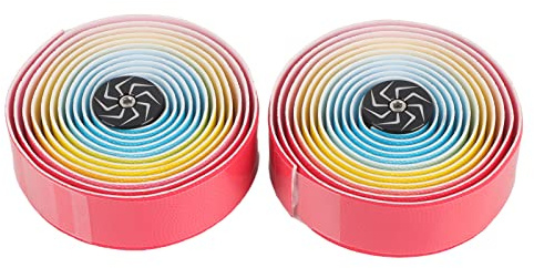 Lenkb?nder f¨¹r Fahrr?der, Cycling Fahrrad Lenkerband Regenbogen Farbe Schwei?absorption Andere Bike PU + EVA
