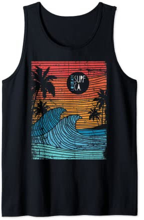 Los Angeles California Dreaming T-Shirt CA Long Beach Surf Tank Top