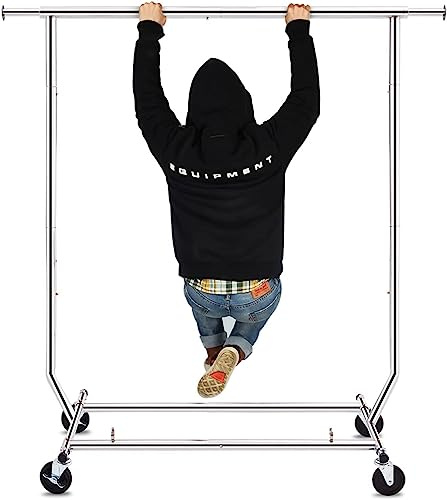 HOKEEPER profil kleiderständer auf rollen schwerlast kleiderschrank clothes rollen (S001) | profil kleiderständer auf rollen schwerlast kleiderschrank clothes rollen (S001)