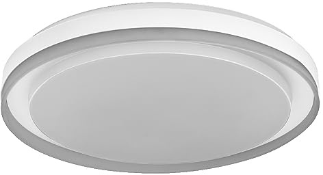 LEDVANCE SMART + WIFI LED Deckenleuchte, weiß, 32W, 3400lm, Weißlichtfunktion, dimmbar, dynamischer Magic-RGB Lichteffekt, lange Lebensdauer, einfache Montage, App-steuerbar, 2700-6500K