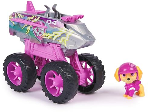 Paw Patrol: Rescue Wheels, Jet di Skye, Veicolo Giocattolo con Trasformazione in Jet e Personaggio Collezionabile, Giocattoli per Bambini e Bambine, 3+ Anni