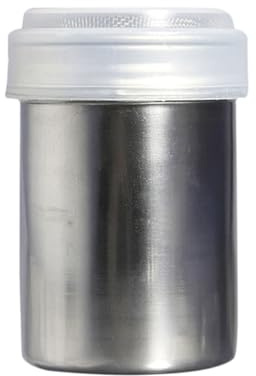 Ciieeo 2pc 304 Stainless Steel Seasoning Bottle Jar for Spices and Powders, Anti-rust Lightweight Cocoa Powder Coffee Storage with Lid, for Kitchen Cooking
