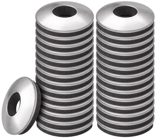 BOUMVID Rondelles d'étanchéité EPDM en Acier Inoxydable M4.2 x 12 mm, 50 Pièces Rondelle Neoprene, Rondelles Metal avec Joint Caoutchouc, Rondelle pour Tole Ondulée pour vis Autotaraudeuses