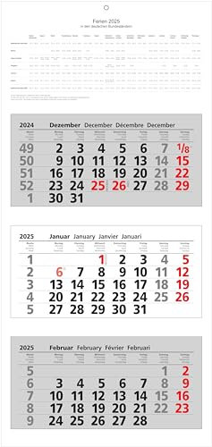 2025 Adina Dreimonatskalender (3-Monate)