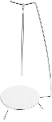 FUNOMOCYA Gancio Per Spiedini in Acciaio Inossidabile Supporto Per Spiedini Per Barbecue Ganci Riutilizzabili Per