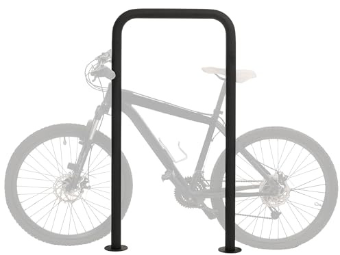 Mendler Fahrradbügel HWC-N42 120x70x12cm Stahl | Fahrradständer, Anlehnbügel, Bügel, Absperrung, In-/Outdoor, pulverbeschichtet