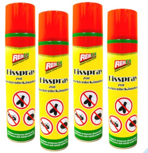 Eisspray – friert Insekten umweltfreundlich bei -45°C ein - 4 Flaschen