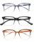 KEWUF Gafas de Lectura, Blue Light Glasses, Gafas Sin Graduar, Gafas Decorativas, Gafas para Ordenador, Gafas con Filtro de Luz Azul, Gafas de Lectura, Hombre Mujer (3 Piezas, Gradiente)