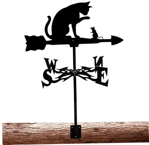 Xoeryoy Valor del Clima, meteorología de meteorología Monte de Techo, Gatos y Ratas para el jardín, Patio, cobertizos, Patio, decoración del &&