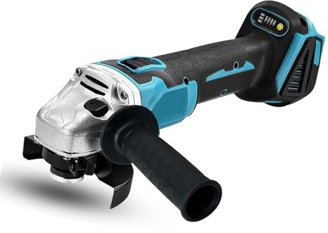 Upgrade Akku Winkelschleifer, Ersatz für Makita, Bürstenlos Trennschleifer Scheibe 125mm, 850 Watt Schleifen zum Entfernen von Farbe und Mörtel，1 Zubehör, zum Schleifen, Schneiden（Keine Batterie） ﻿